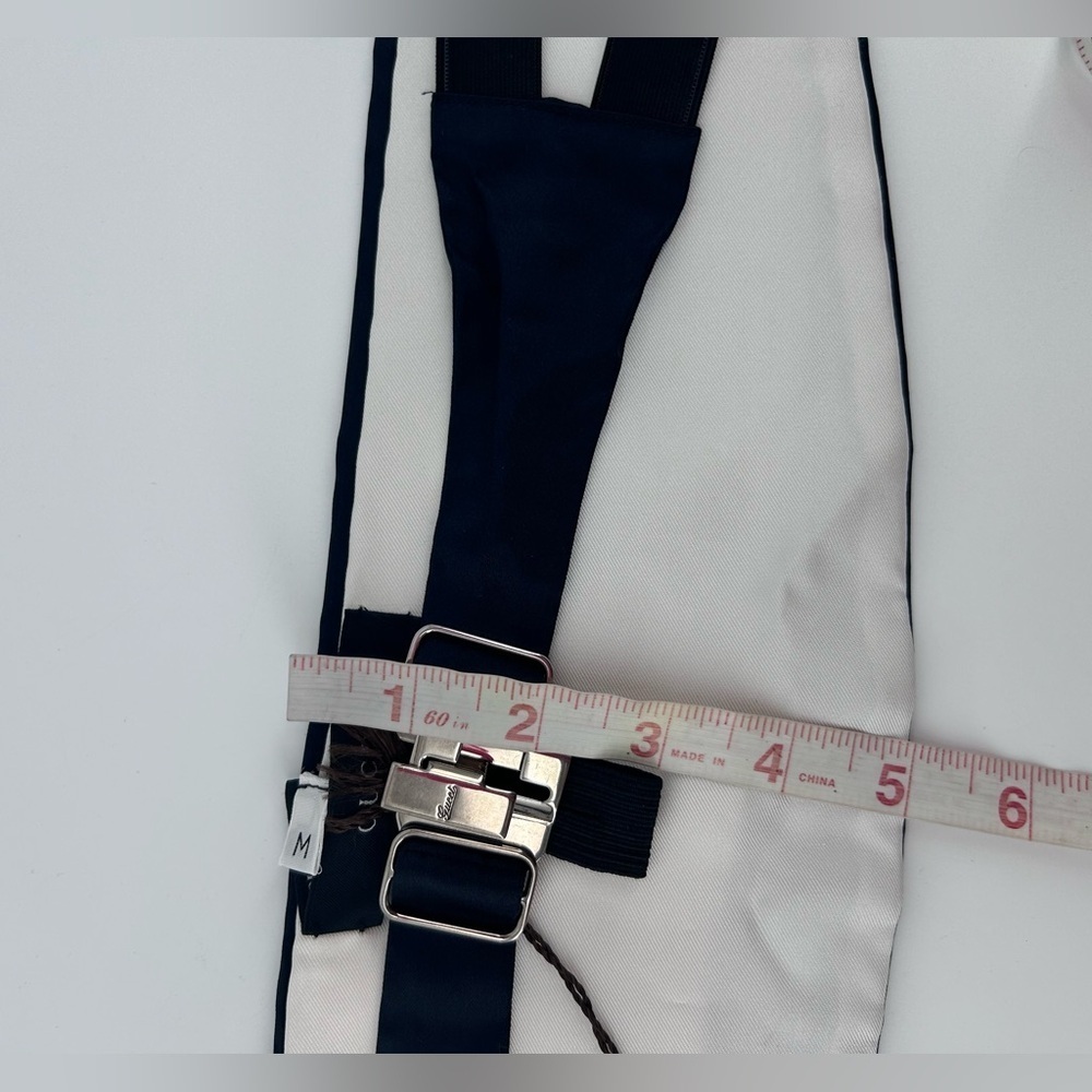New With Tags Gucci Cummerbund Tuxedo Belt navy blue 100% Silk Medium - Picture 9 of 9